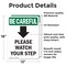 Signmission Safety Culture Sign, 12 in Width, Vinyl Decal, Rectangle OS-2PACK-BC-D-1218-V-10115 - alternate 3